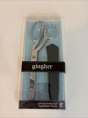 Gingher Left-hand Knife-edge Dressmaker Shears 8”